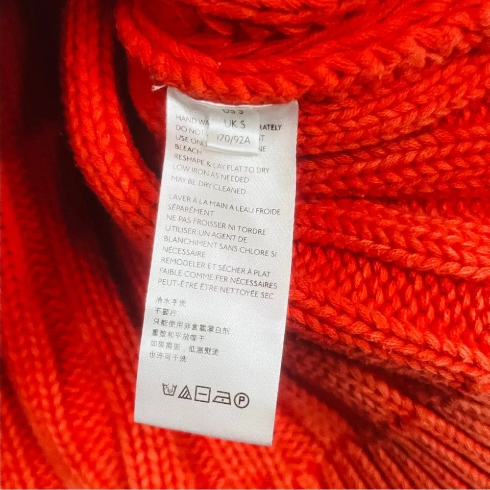 Free People sweetheart pullover Knit Sweater - Red love glare size small